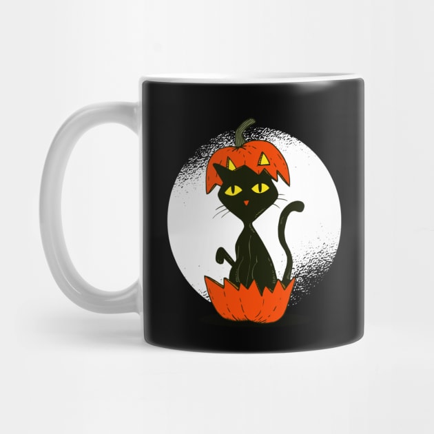 Cat in Pumpkin by LR_Collections